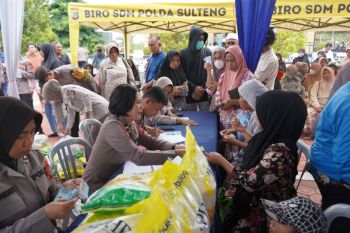 Polda Sulteng sediakan 2 ton beras pada Gerakan Pangan Murah