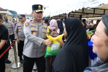 Polda Babel gelar Gerakan Pangan Murah untuk jaga stabilitas harga