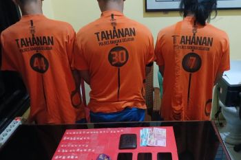 Polisi ringkus tiga pengedar narkoba di Bangka Selatan