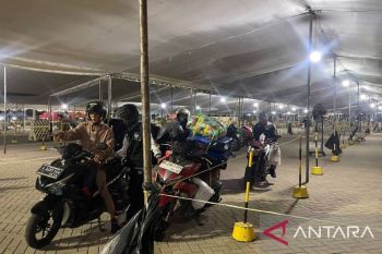 Arus mudik motor di Pelabuhan Ciwandan masih landai