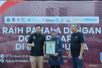 Jumlah pendonor darah terbanyak saat Ramadhan, Jakbar dapat rekor MURI