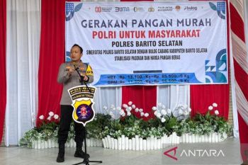 Kapolres Barsel: Gerakan pangan murah bantu masyarakat dapatkan bahan pokok terjangkau