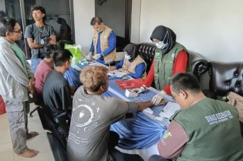 Enam sopir travel di Kotim terindikasi positif narkoba