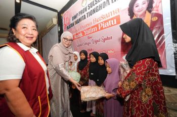DWP Sulsel dan IWATI  beri santunan untuk ratusan anak yatim di Makassar