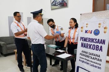 KAI Semarang sidak tes narkoba petugas