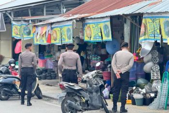 Satgas Polda-Sulteng tingkatkan pengamanan di titik keramaian