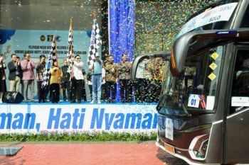 Kumham Imipas berangkatkan 912 peserta mudik bersama ke Jawa-Sumatera