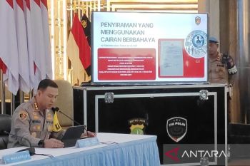 Polisi periksa sejumlah saksi soal penyiraman air keras aktivis