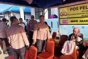 Polres Natuna dirikan posko pelayanan di 3 pelabuhan terpadat