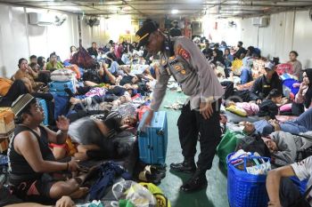 Arus mudik lebaran di Pelabuhan Samarinda