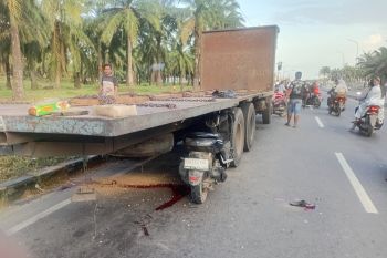 Truk parkir di alun-alun ambil korban, Satlantas Polres Sergai desak penertiban