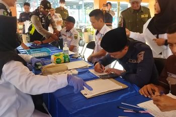 BNNK Tabalong deteksi dini narkoba bagi pengemudi Mudik Gratis