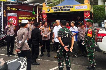 Kompolnas cek pos terpadu Polresta Banjarmasin layani pemudik