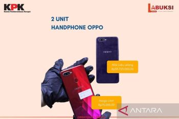KPK akui 2 HP harga Rp73 ribu dan laku dilelang Rp59 juta jadi anomali