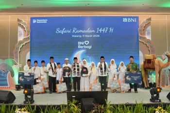 Safari Ramadhan BNI serahkan ribuan paket bantuan untuk warga Malang