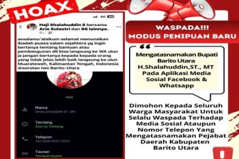 Pemkab imbau masyarakat waspada modus penipuan atas nama Bupati Barut