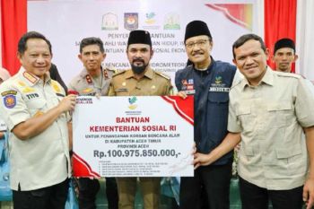 Bupati Aceh Timur apresiasi pemerintah pusat dukung pemulihan bencana