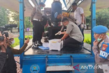 25 kg kokain ditemukan di Selayar dimusnahkan
