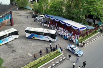 PTPN IV PalmCo berangkatkan 1.160 pemudik lewat program mudik gratis