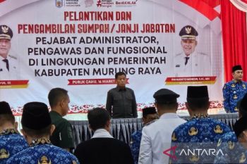 Ketua DPRD Murung Raya harapkan pejabat baru beri pelayanan maksimal