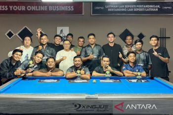 42 atlet biliar pemula di Sukamara adu hebat menjadi yang terbaik