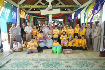 Kantor Pertanahan Bantul berbagi kebahagiaan di Panti Asuhan Bakti Siwi