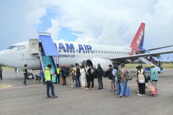 Puncak arus mudik di Bandara Iskandar Pangkalan Bun terbangkan 2.600 penumpang