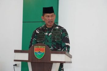 Pangdam XXI/Raden Inten tekankan nilai spiritual sebagai fondasi tugas prajurit
