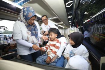 TelkomGroup berangkatkan 1.924 pemudik, gunakan 27 bus dan 3 kapal