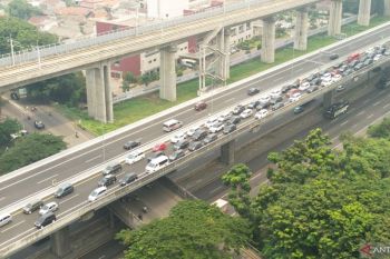 63.275 kendaraan tinggalkan Jakarta lintasi Jalan Layang MBZ H-4 Idul Fitri