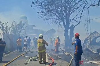 Kebakaran di Kalideres diduga berasal dari gudang palet kayu