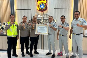 Jasa Raharja-Polres Bangka Barat tingkatkan kepatuhan berlalu lintas