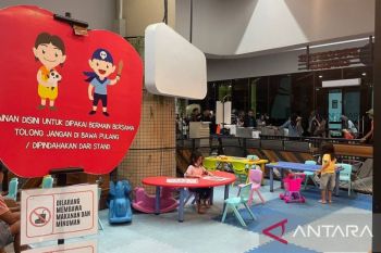 Ruang bermain anak di Pelabuhan Merak tuai apresiasi dari pemudik