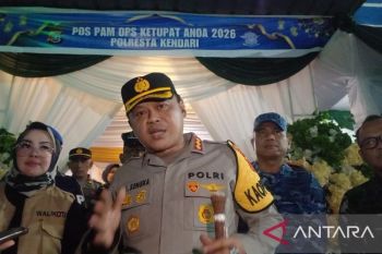 Kapolresta pantau kesiapan 14 pos pengamanan lebaran di Kendari
