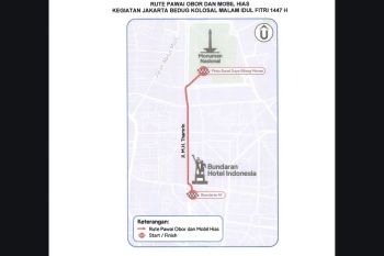 Ini kantong parkir saat "Jakarta Bedug Kolosal"