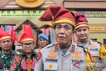 Polres Gowa dirikan posko mudik bernuansa adat