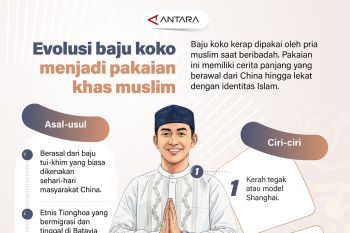 Evolusi baju koko menjadi pakaian khas muslim