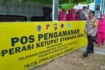 Polisi siapkan pos pelayanan dan pengamanan lebaran di Kota Gorontalo
