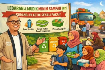 Mudik Minim Sampah: Begini cara aktivis lingkungan tak buang sampah sembarangan