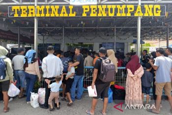 6.678 penumpang bertolak dari Pelabuhan Sampit selama arus mudik Lebaran