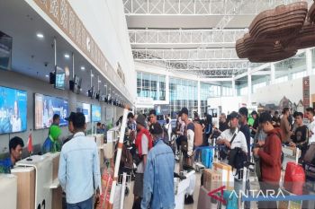 71.493 pemudik telah melintasi Bandara Internasional Syamsudin Noor