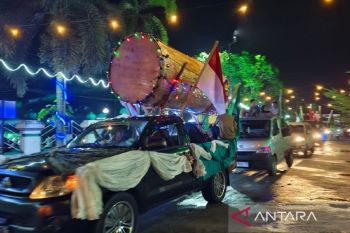 Masyarakat Kobar antusias sambut pawai takbir keliling