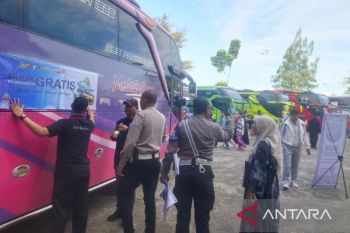 Program Mudik Gratis Polres Bogor disambut antusias warga