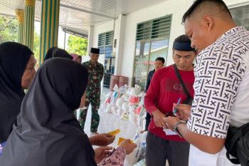 Masjid Al-Fitrah Korem 011/Lilawangsa salurkan dua ton beras zakat kepada mustahik