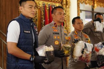 Polrestabes Semarang mengamankan kurir beserta 5,3 kg Sabu-sabu