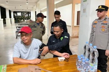 Polda Sumsel hadirkan cek kesehatan gratis di rest area Tol Km 56B