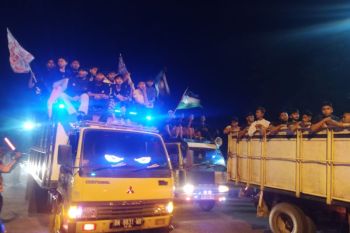 Pawai takbir keliling Idul Fitri 1447 Hijriah di Belitung berlangsung meriah