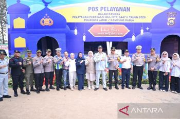 Kapolda Jambi pastikan kesiapan personel dan fasilitas pos pelayanan mudik lebaran