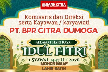 Bank Citra: Selamat merayakan Idul Fitri 1447 H