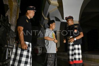 Patroli Pecalang saat Nyepi di malam hari